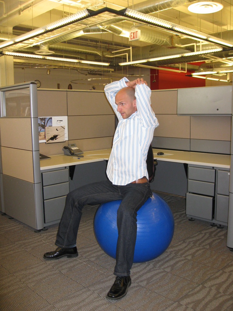 Stretch at work, office
